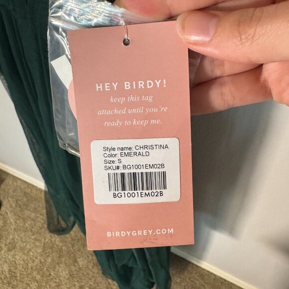 Birdy Grey Christina Strapless Emerald Green Prom Gown NWT Size Small - Picture 7 of 9